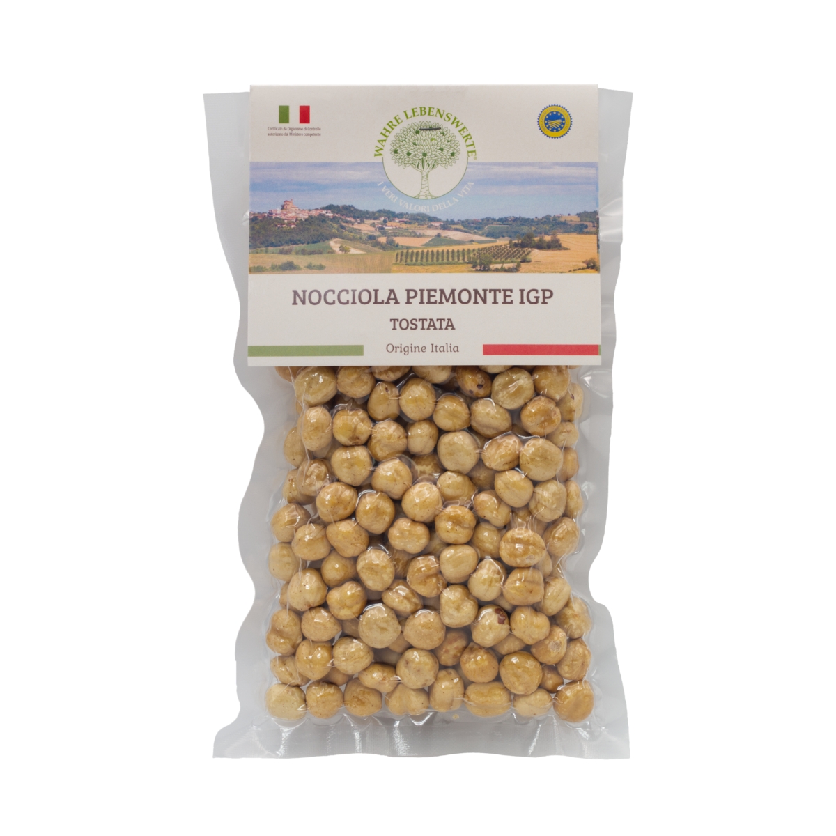 Noisettes grillées du Piémont en sachet